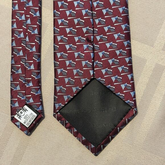 LA Philharmonic Exclusive Men’s Silk Tie Modern Art Deco Music Hall Design 59.5" - Picture 6 of 8